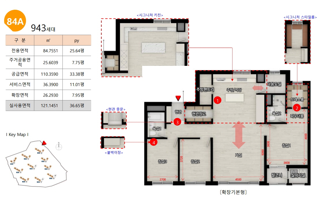 센트레빌 아스테리움 거제 평형정보