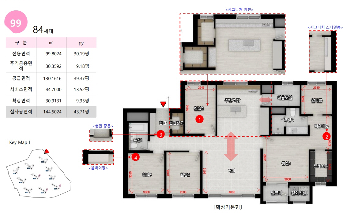 센트레빌 아스테리움 거제 평형정보
